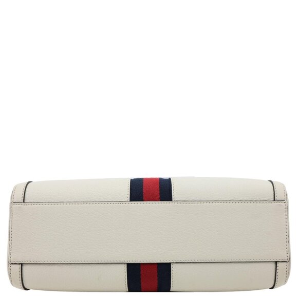 Gucci  Ophidia GG Medium Web Leather Top Handle Shoulder Bag Beige 524532 - Picture 9 of 14